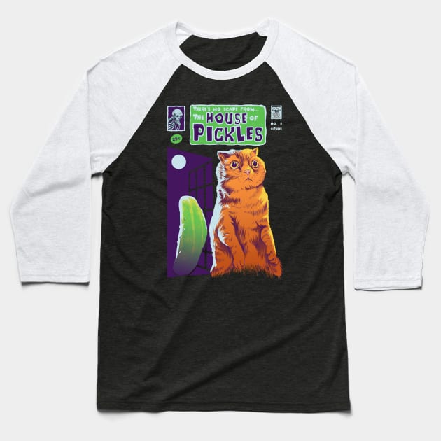 The House of Pickles Baseball T-Shirt by Lima's